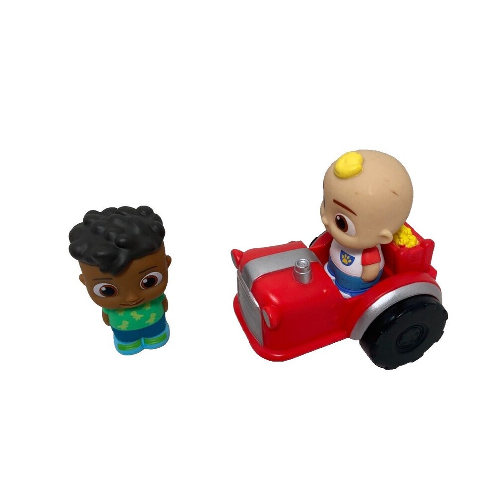 CoComelon Red Tractor Toy Figure 2 pc Lot
